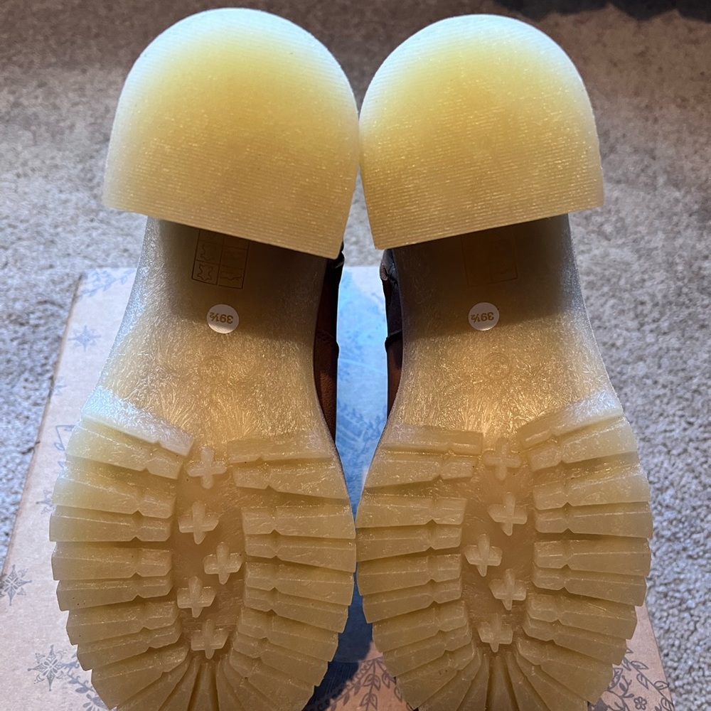 Free People Tan Leather James Chelsea Boot NIB - Picture 5 of 16